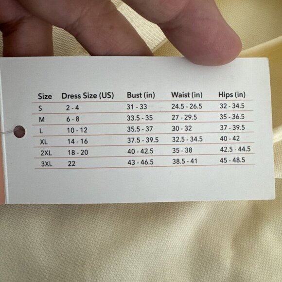 Shapermint Women's XL Open Bust Bodysuit Shaper Panty Creme NWT - Picture 8 of 14